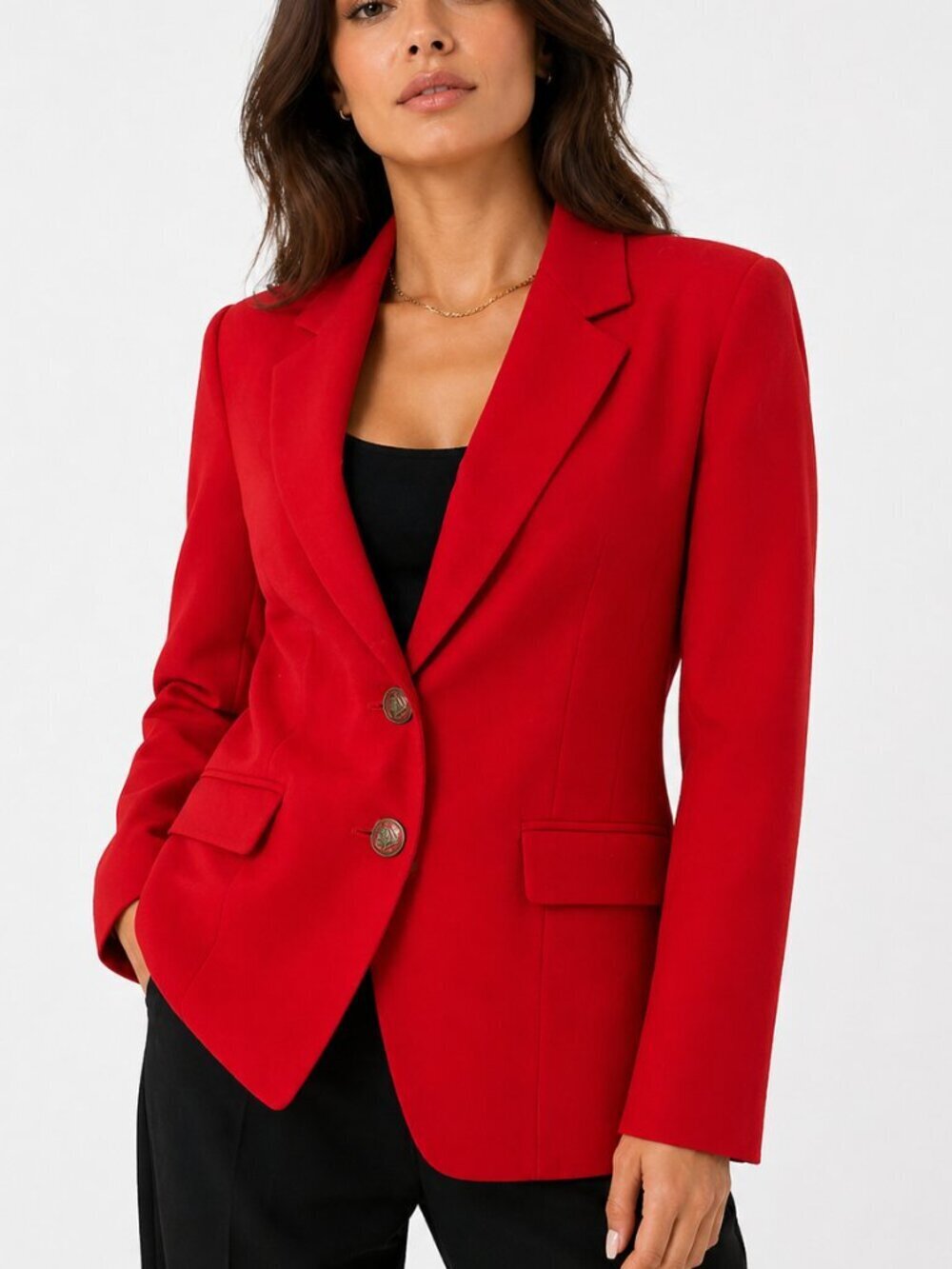PENDLETON Wool Red Blazer Jacket S/M Vintage 80s